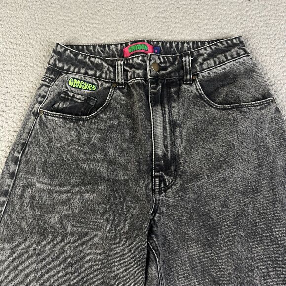 VTG Empyre Carpenter Jeans Womens 6 Black Tori High Rise Y2K Baggy Skate 28x31 - Picture 3 of 14